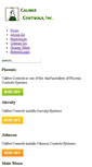 Mobile Screenshot of calibercontrols.com